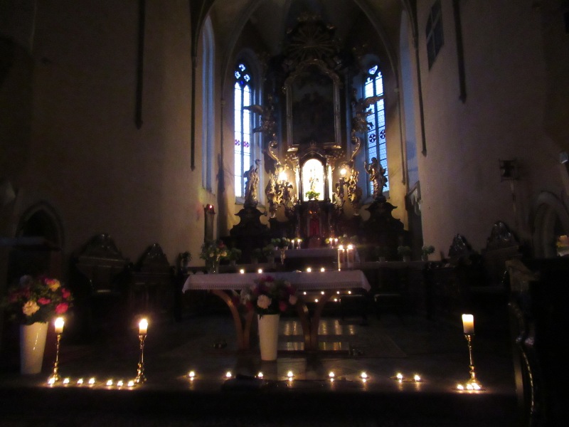 3 - modlitba při svíčkách